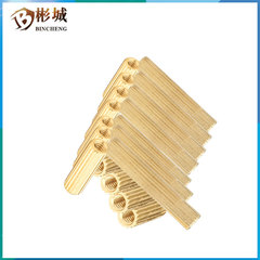 Double-ended knurled copper pillar for security monitoring, M2 straight-through round copper stud, hollow straight-grain camera copper isolation pillar