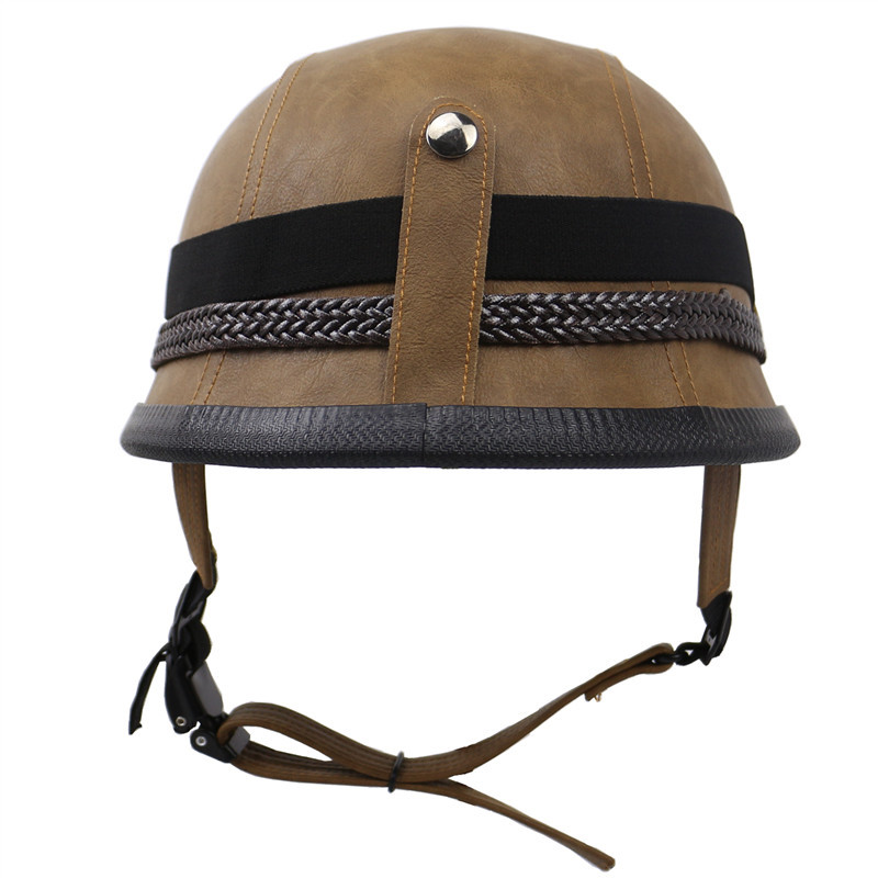 Helmet, retro glasses
