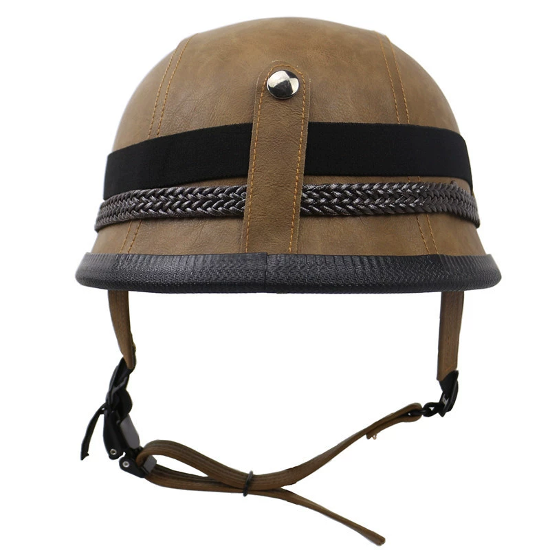 Helmet, retro glasses