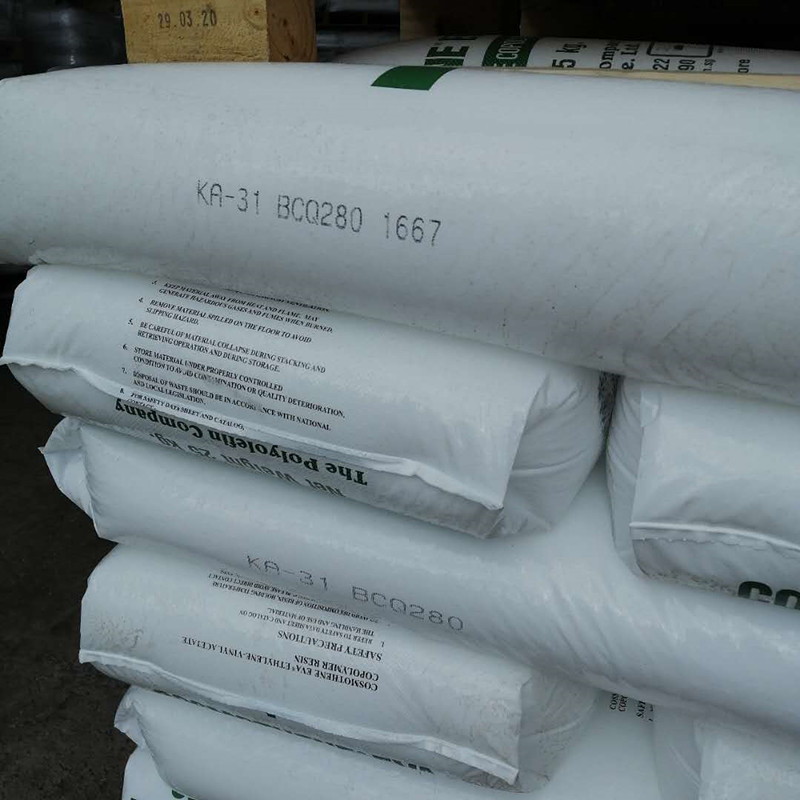 现货供应热熔胶EVA新加坡聚烯烃KA-31电线电线应用粘合强手感柔软