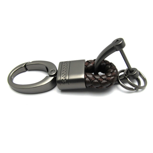 Metal key chain Creative new braided rope car key key chain Key ring Martin buckle small gift