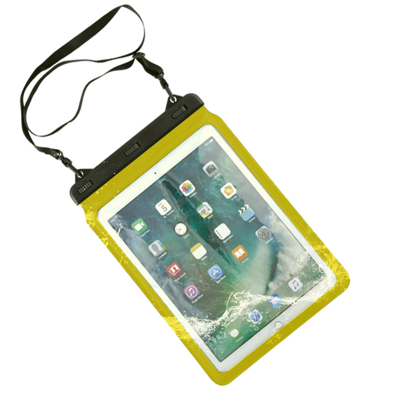 Pvc Flat Waterproof Bag Large Size Abs Clip Sealing Double Hook Lanyard Waterproof Cover Outdoor Casual