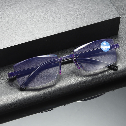 Roving street stall supply source high-definition anti-blue light single edge reading glasses smart zoom reading glasses