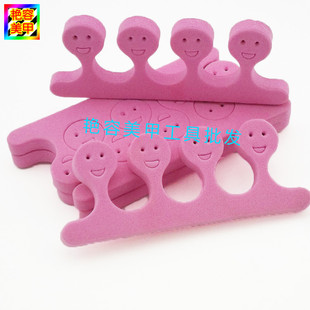 Bright Manicure Tools, High-end Explosive Smiley Toe Separator, Sponge Finger Separator Manufacturer