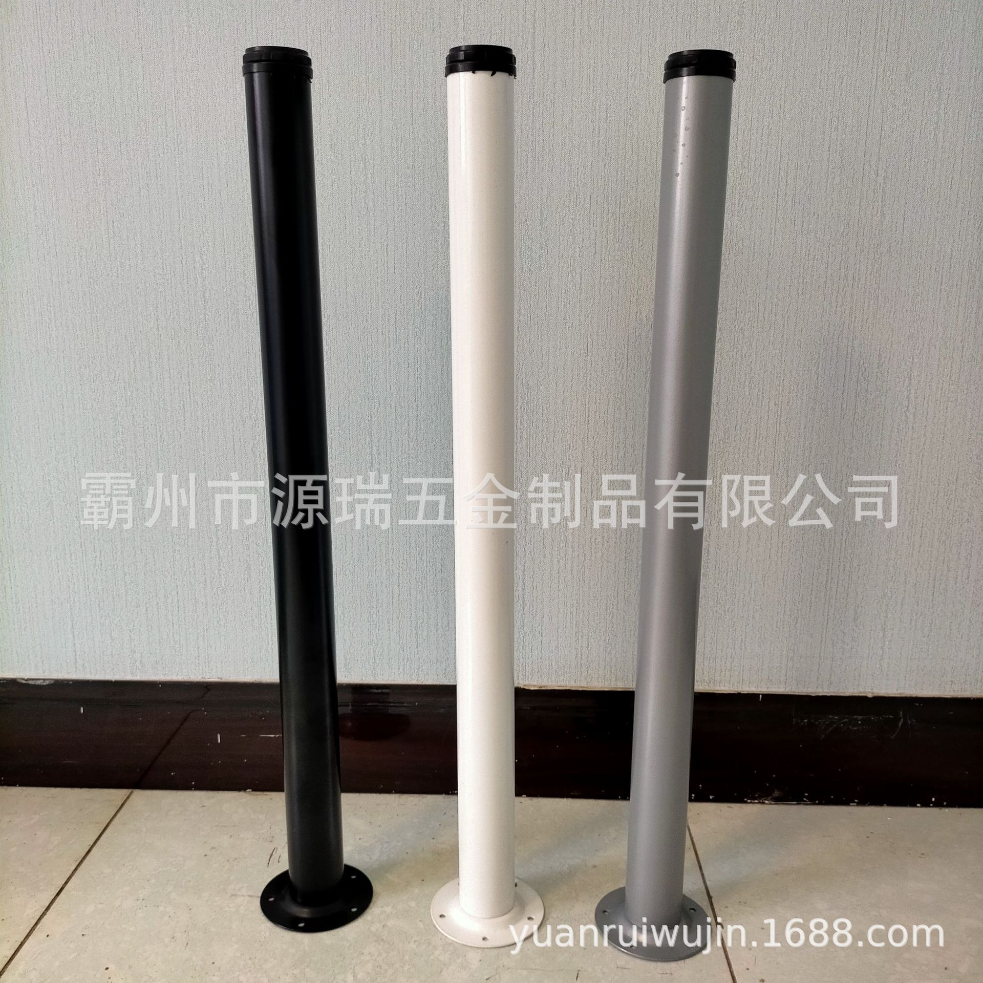 Office Desk Leg Computer Desk Foot Desk Student Table Table Leg Metal Adjustable Table Leg 50 Round Iron Leg Spot