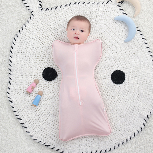 婴儿襁褓春夏竹纤维投降式睡袋防惊跳包巾防子宫裹布跨境母婴用品
