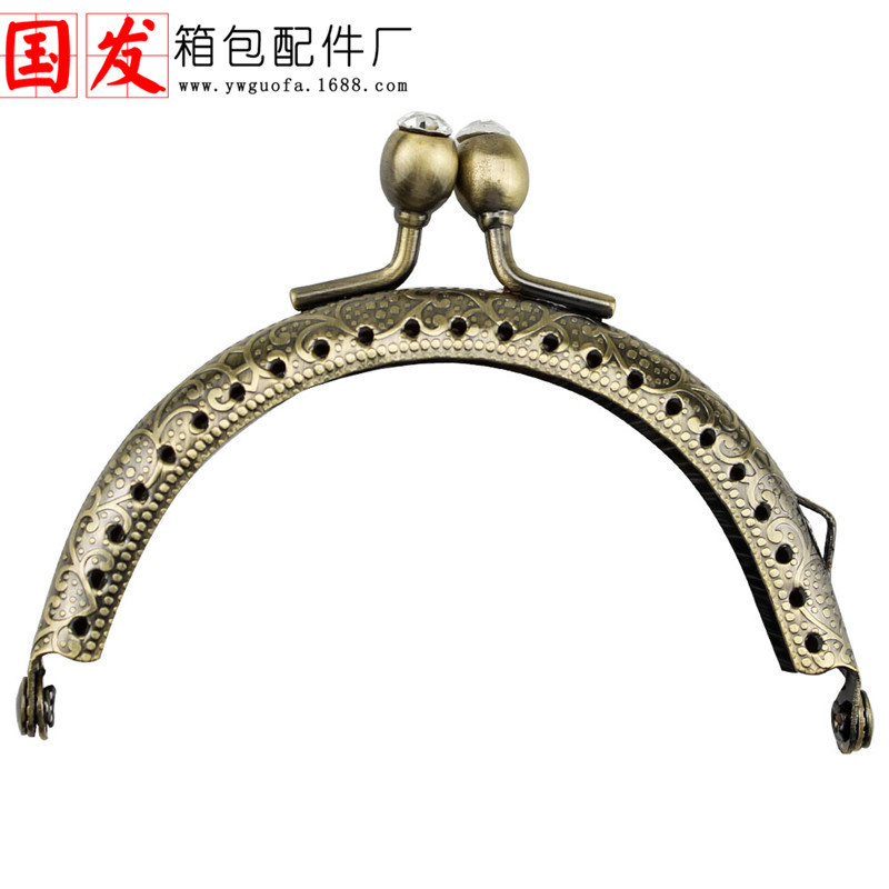 8.5CM, 10.5CM, 12.5CM semicircular diamante en relieve oro multicolor oro de diamante