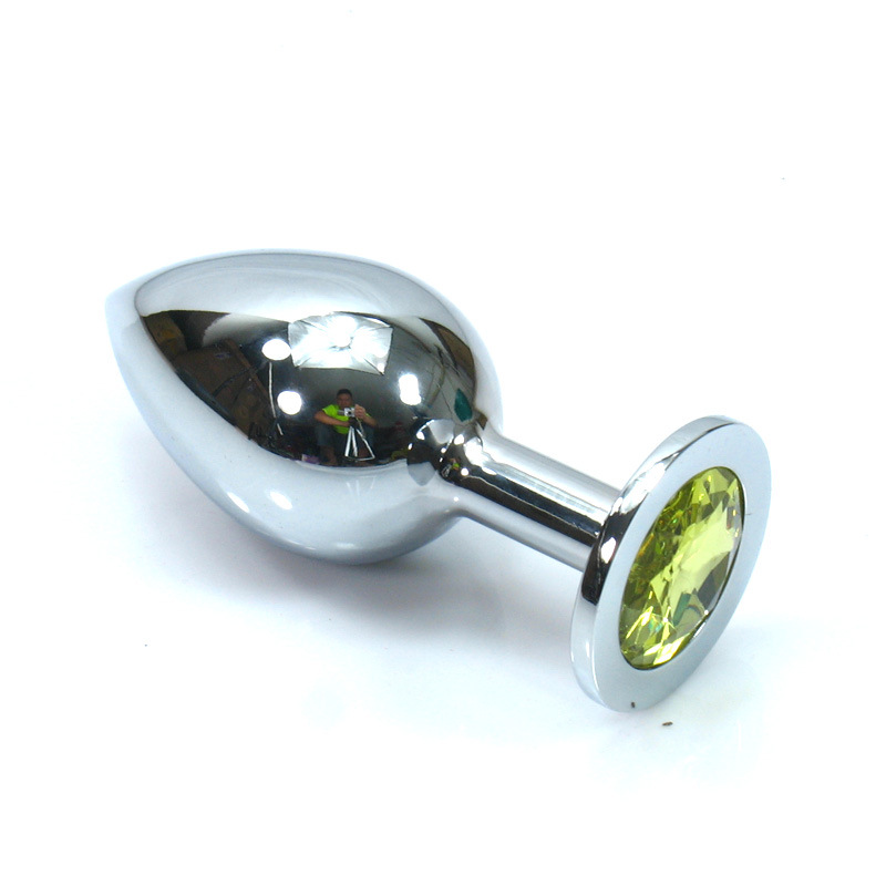 Pesado sólido Acero inoxidable anal plug G-spot anal masturbación anal perno oro tamaño pequeño adulto sexo herramienta