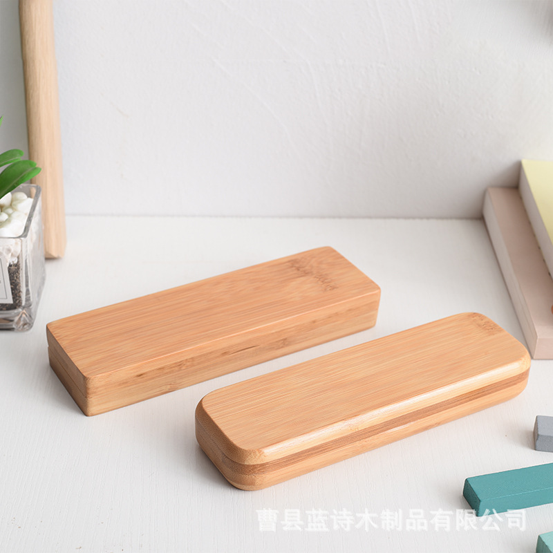 实木钢笔走珠笔木盒包装创意学生办公用具收纳盒多功能礼品盒包装