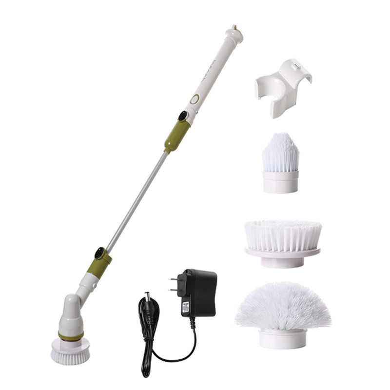Wireless electric cleaning brush kitchen household brush cleaner long handle electric brush charging bathroom brush floor mop