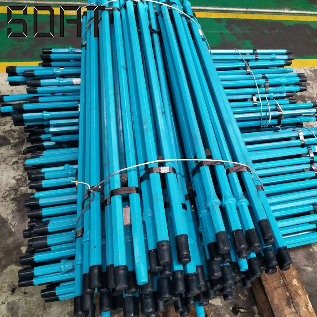 供应4米 H22钎杆 B22风钻杆 六棱钎杆 凿岩机钻杆