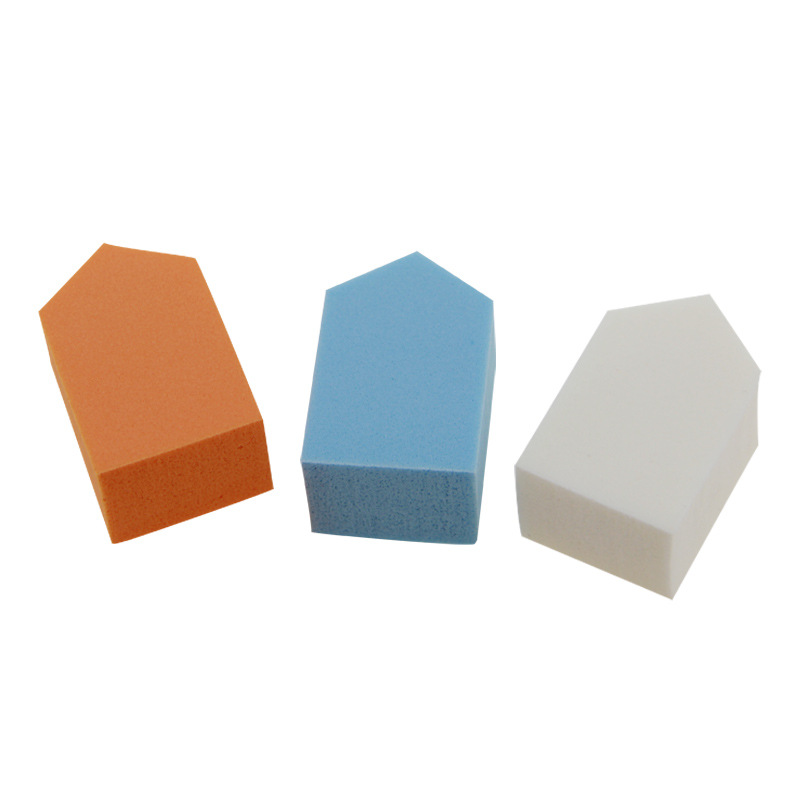 Fabricantes suministro NR SBR látex puff maquillaje pequeño cuadrado pequeño redondo mojado y seco belleza herramientas para un gran número de venta al por mayor
