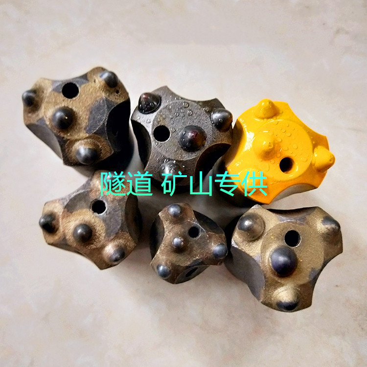 开宇球齿钻头梅花钎头隧道开山柱齿型凿岩机矿山合金钎具风钻头