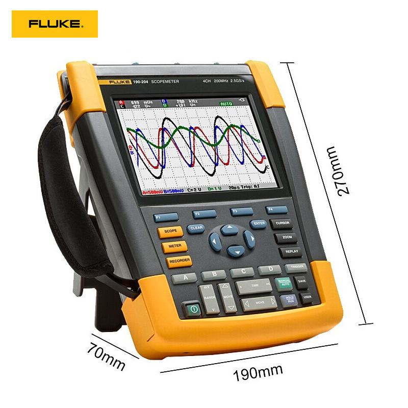 FLUKE福禄克手持示波表示波器F190-062/F190-104/204 100M/200M