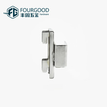 丰固厂家直批卡双排方管托 服装店金属货架配件装修用中托左右托