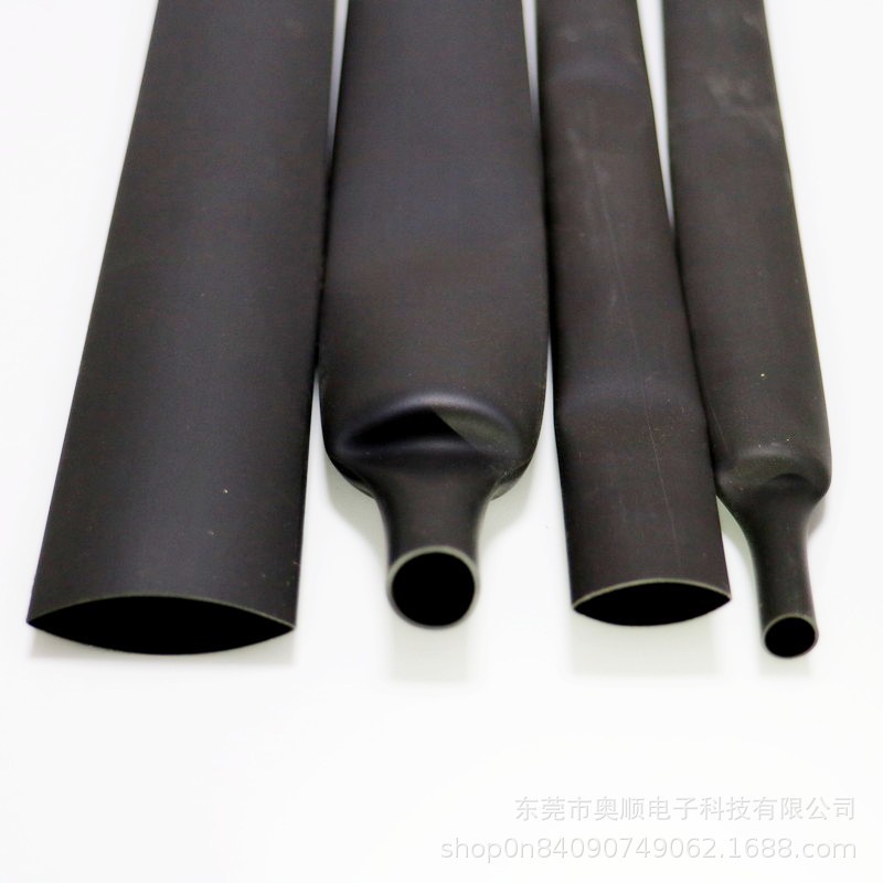 Φ1.5Mm-60.0Mm Triple Heat Shrink Tubing Black Pe Heat Shrink Tube Insulation Sleeve Triple Shrinkage