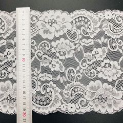 Double wave elastic large flower trimmed lace with teeth wholesale DIY handmade wholesale lace underwear clothing lace accessories