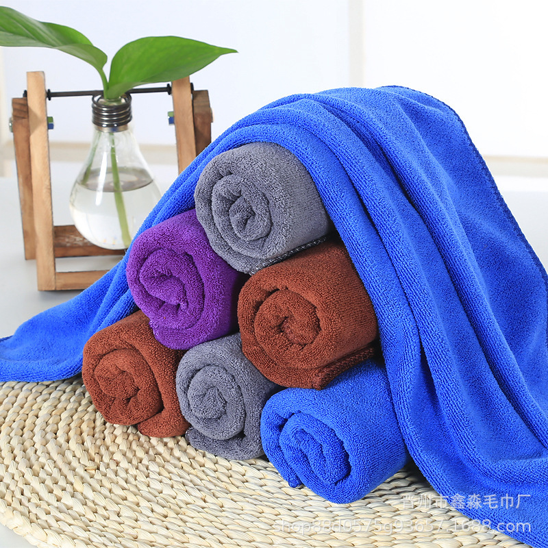 Fine Fiber Beauty Salon Barber Shop Baotou Dry Hair Towel Special Hair Salon Hair Salon Strong Absorbent Towel Wholesale