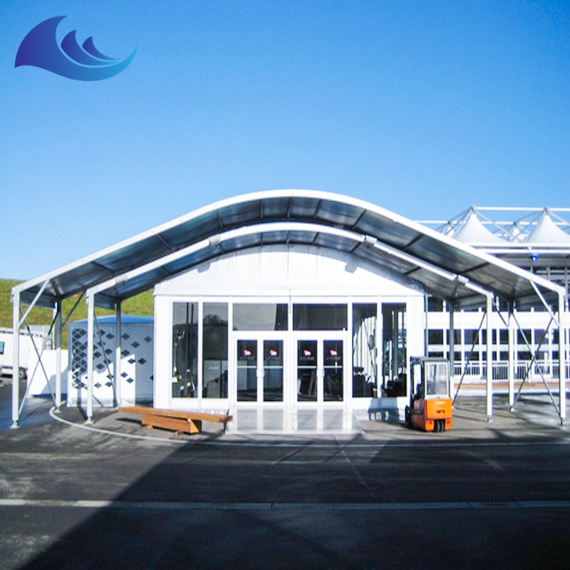 弧形篷房大跨度铝合金体育赛式帐篷弧形体育场馆户外会场广告活动