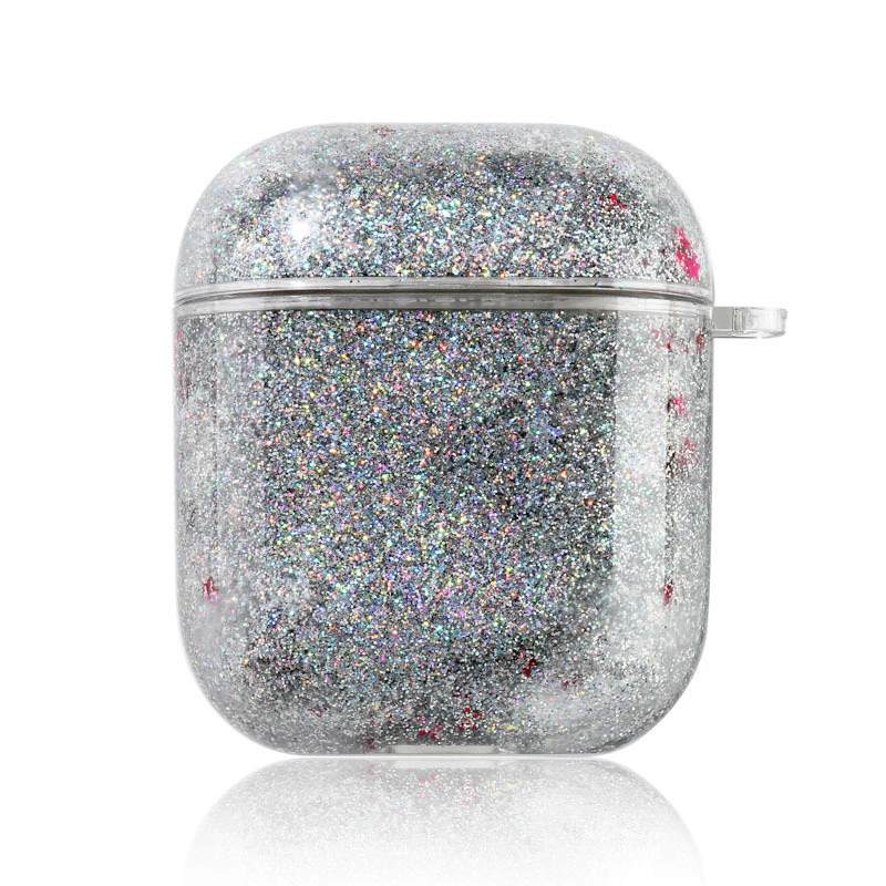 Protective case (Apple) AirPods 1/2/3/4/Pro — PC hard shell, glitter flow‑sand designs
