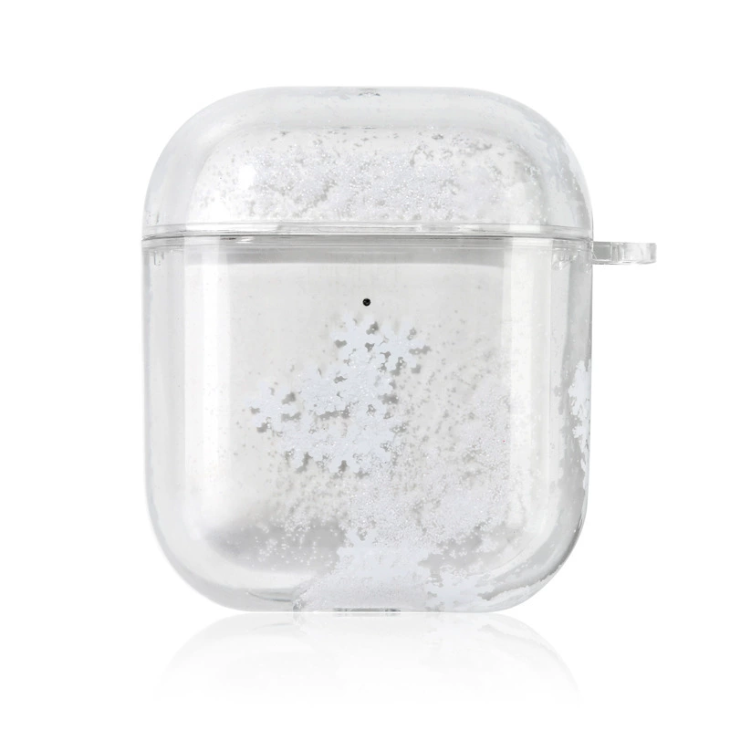 Protective case (Apple) AirPods 1/2/3/4/Pro — PC hard shell, glitter flow‑sand designs