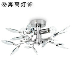 Cross-border crystal ceiling lamp leaf acrylic ceiling lamp flower personalized crystal ceiling lamp