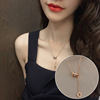 Necklace, small design chain for key bag , simple and elegant design, internet celebrity