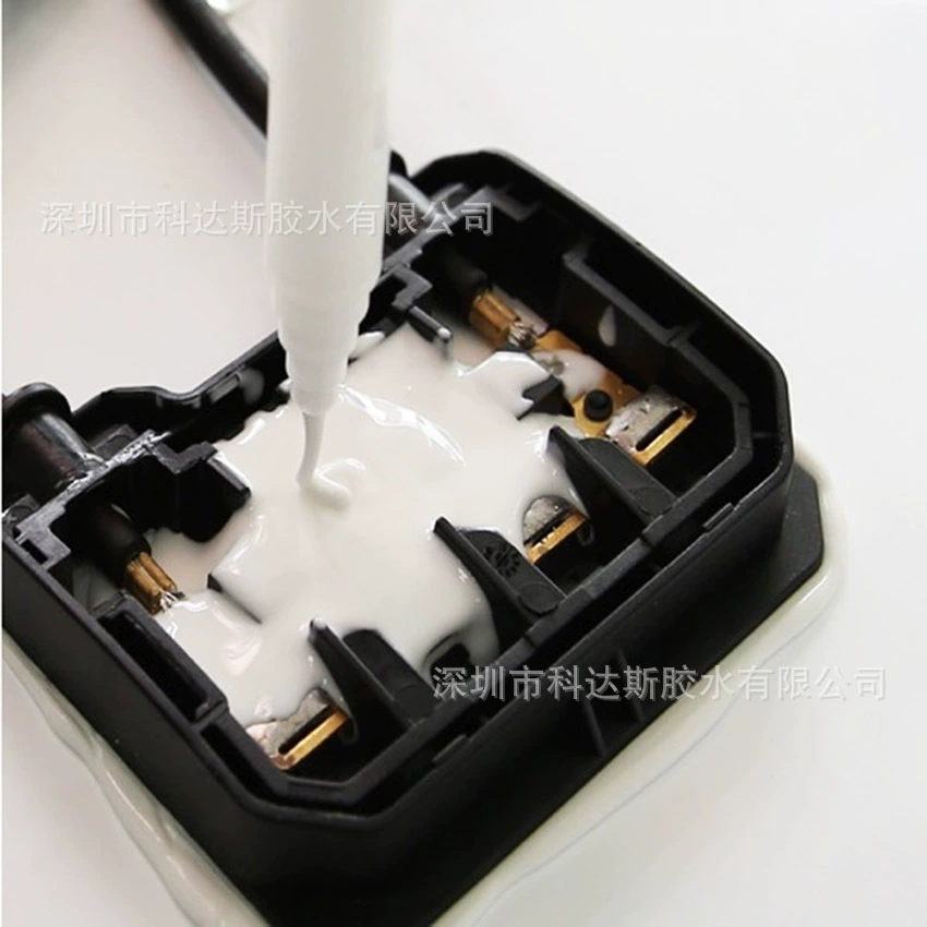 Источник питания высокой твердости электронный заливочный клей огнестойкий водонепроницаемый герметик изоляция белая эпоксидная смола AB клей оптом