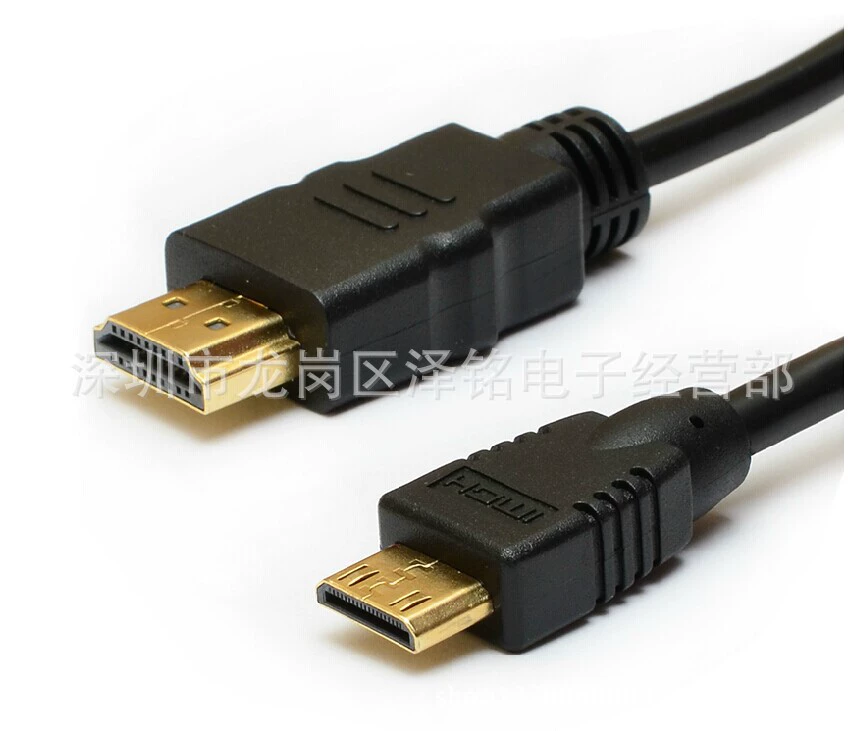 Мини HDMI кабель для планшета подключает телевизор, линия мини гнездо к HDMI стандартному HD выходному кабелю