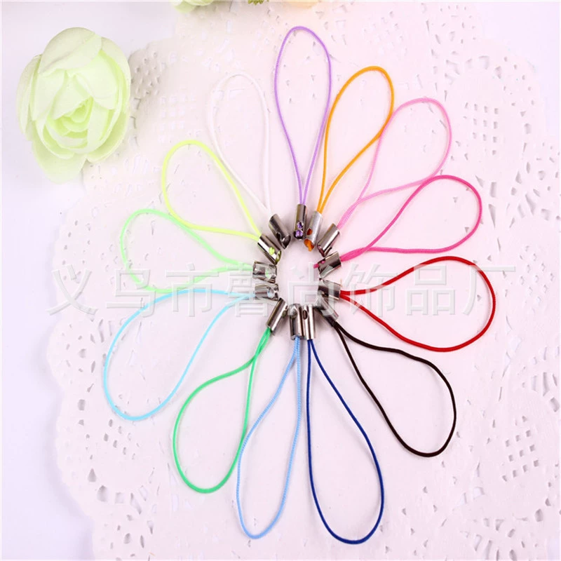 Производители оптом большое количество красочных мобильных телефонов веревка мобильный телефон ремешок Мобильный телефон кулон веревка Мобильный телефон цепь ювелирные изделия DIY