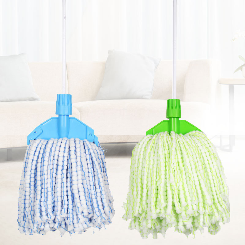 Auto-Twist MOP LÍNEA DE fregona hogar antiguo-Fashion fregona de piso a mano libre debe ser atascado rotación fregona