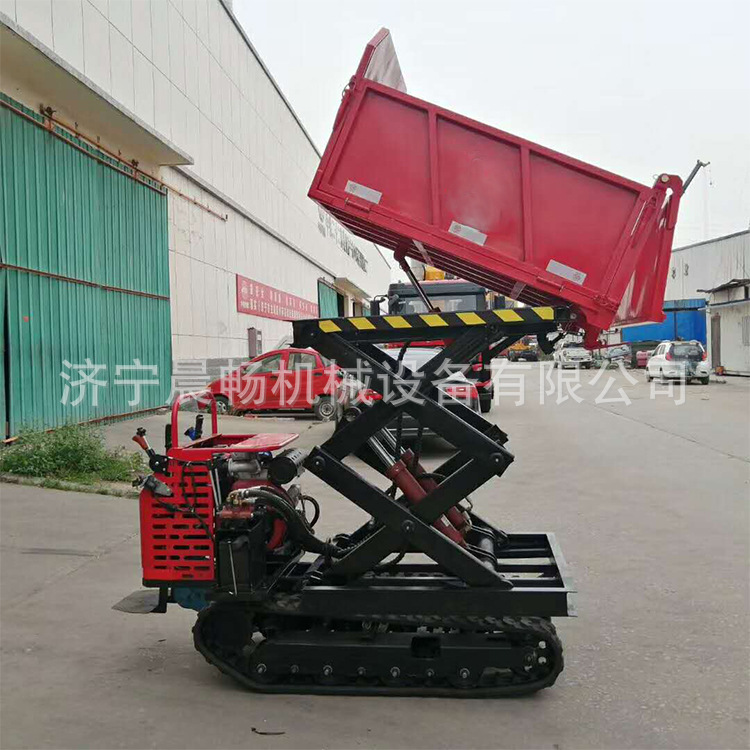 现货履带运输车农用 1吨手扶履带运输车 自走式手扶拖拉机改装