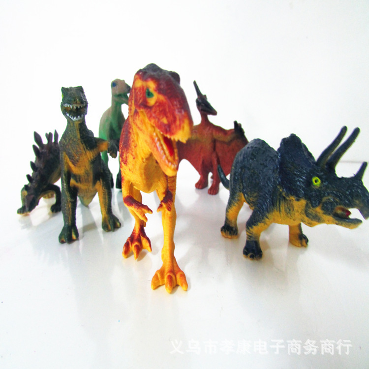 Modelo de dinosaurio de simulación transfronteriza, juguete de dinosaurio en bolsas, modelo de juego de dinosaurios, juguetes educativos para niños