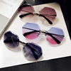 Marine fashionable sunglasses, 2020, gradient, Korean style