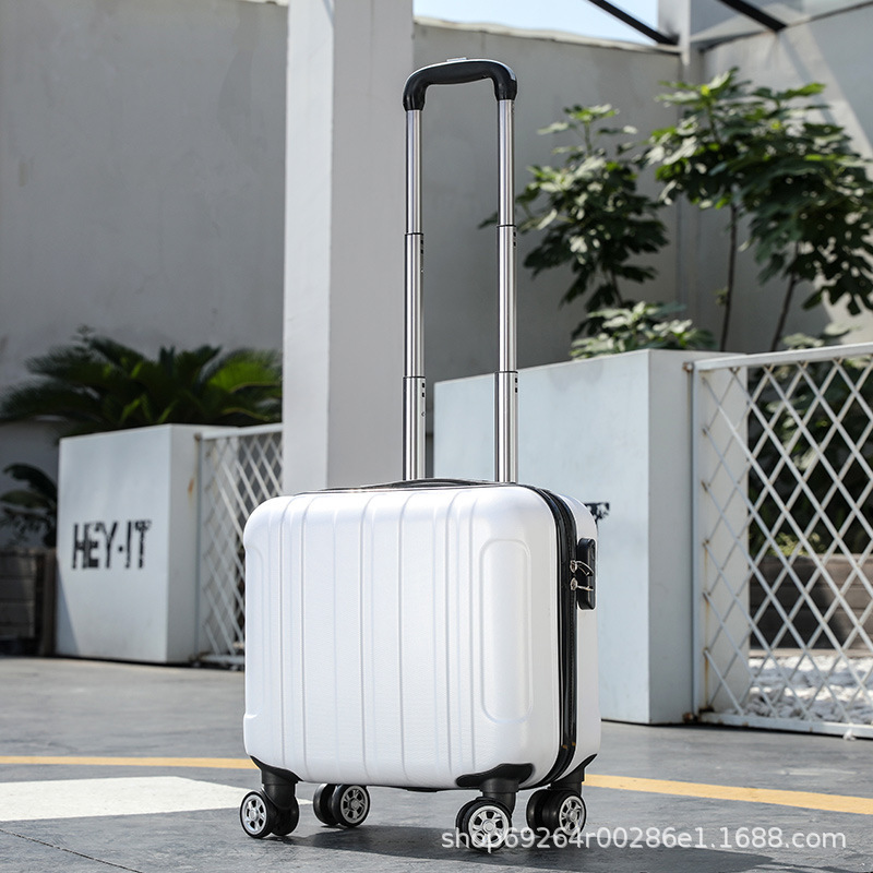 18 inch boarding box custom logo children's luggage small password box universal wheel luggage case suitcase manufacturers
