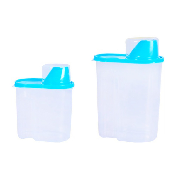 Bringing a transparent seal kitchen storage plastic storage tank…