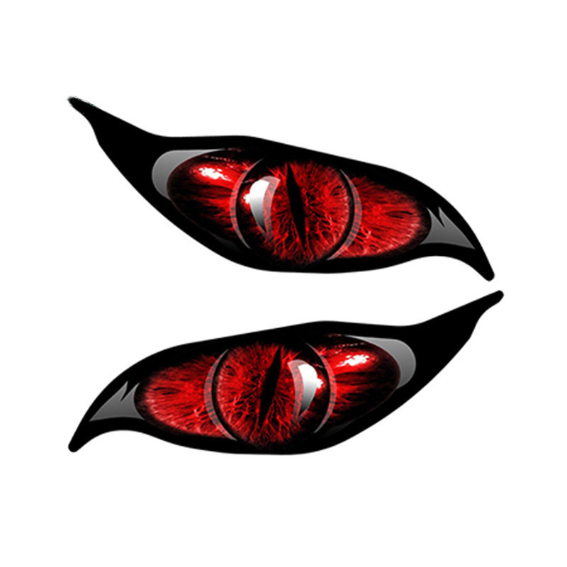 Aliauto Red Evil Eye Monster Car Sticker Vinyl Decal Car Window Bumper Trunk Stickers Aliauto Red Evil Eye Monster Car Sticker Vinyl Decal Car Window Bumper Trunk Stickers