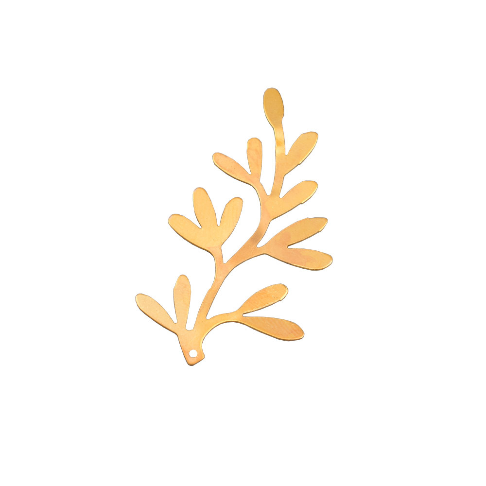 Hojas, hojas, metal, flores, ramillete, accesorios de joyería, bricolaje, material antiguo, ropa de plata Miao, accesorios de abanico, plata