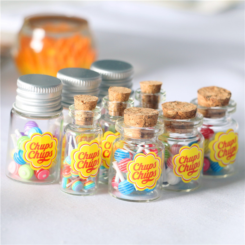 Dollhouse doll house miniature kitchen food play Model shooting props mini canned lollipop DIY jewelry Dollhouse doll house miniature kitchen food play Model shooting props mini canned lollipop DIY jewelry