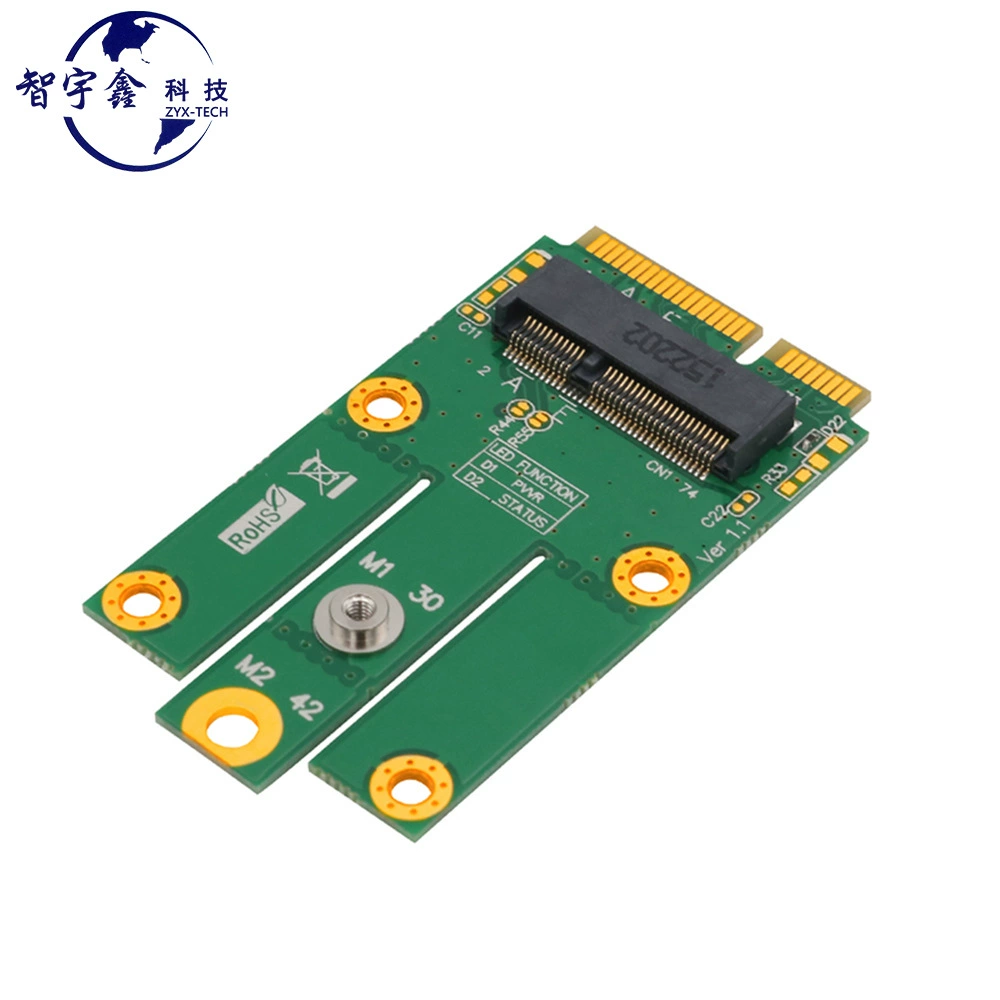 M.2 (ключ E) на карту адаптера Mini PCI-E (Wi-Fi + Bluetooth)