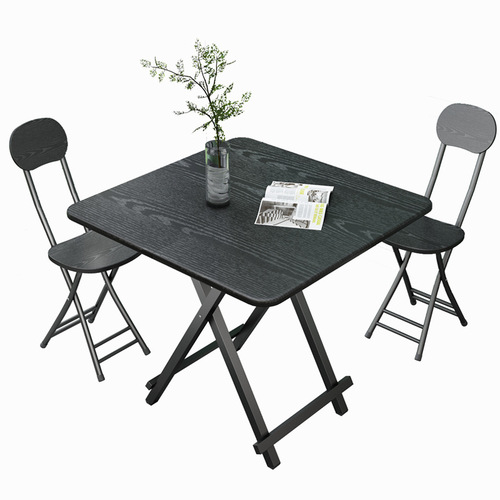 Folding table, portable dining table, simple leisure table, computer table, foldable portable table, stall square table, round table