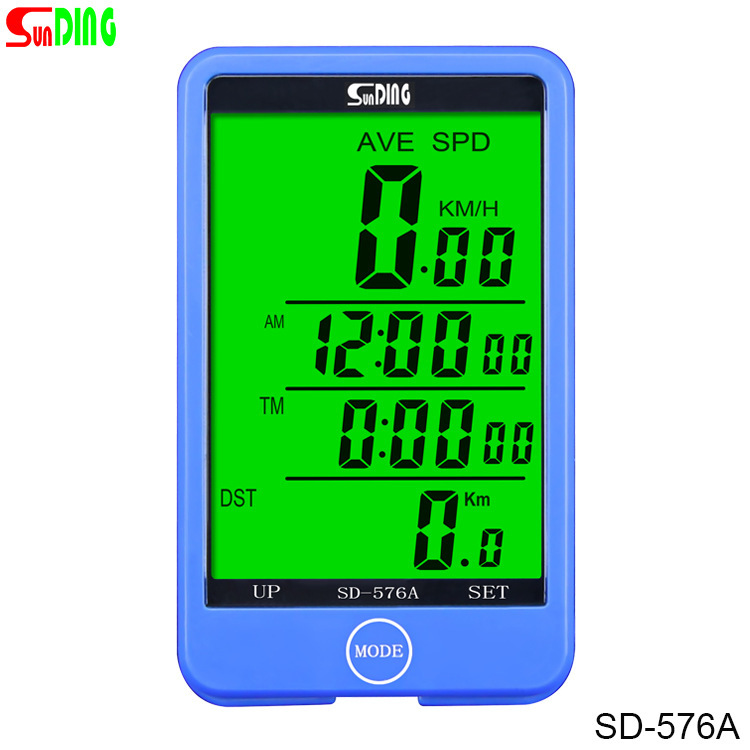 SundingSD-576A shundong bicicleta código medidor con cable pantalla táctil grande chino e inglés bicicleta temporizador