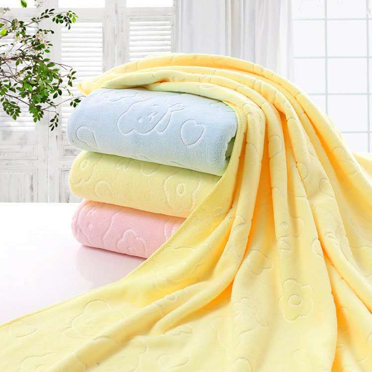 Factory wholesale microfiber embossed bear 70*140 absorbent bath towel three seconds quick drying beach towel gift bath towel Factory wholesale microfiber embossed bear 70*140 absorbent bath towel three seconds quick drying beach towel gift bath towel