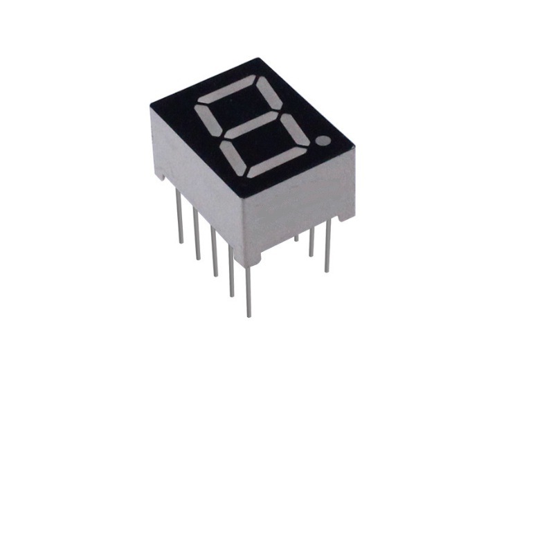 星希兰0.39英寸625-630nm蓝色1位数码管LED发光二极管发射管