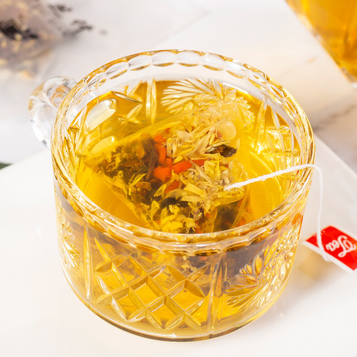 Meizhi chrysanthemum, cassia seed tea, wolfberry osmanthus late night tea, recovery tea, burdock root health tea processing