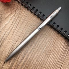 Press the metal ballpoint pen stainless steel pen