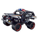 迪库 Warrior, конструктор, полицейская машина для мальчиков, гоночный автомобиль, модель автомобиля, фигурка, наука и технология