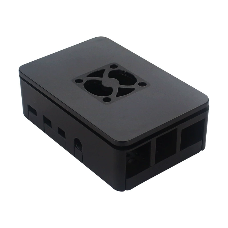 Корпус для Raspberry Pi 4B из ABS с охлаждением, совместим с установкой вентилятора, защитный кожух