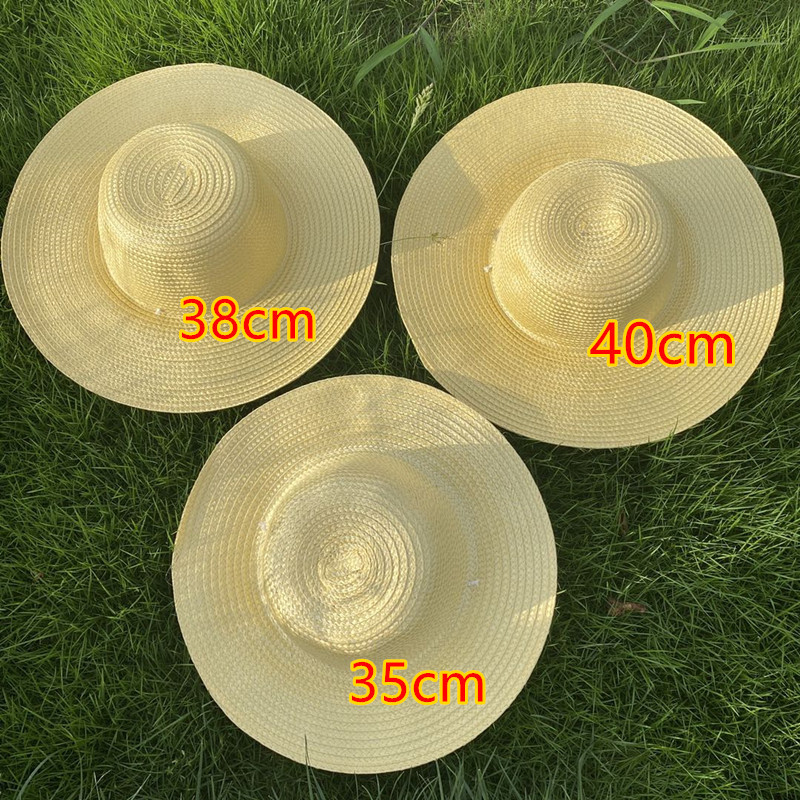 Summer men's and women's sunscreen hat farmers' straw hat sunshade hat printable labor protection supplies big eaves straw hat manufacturers wholesale