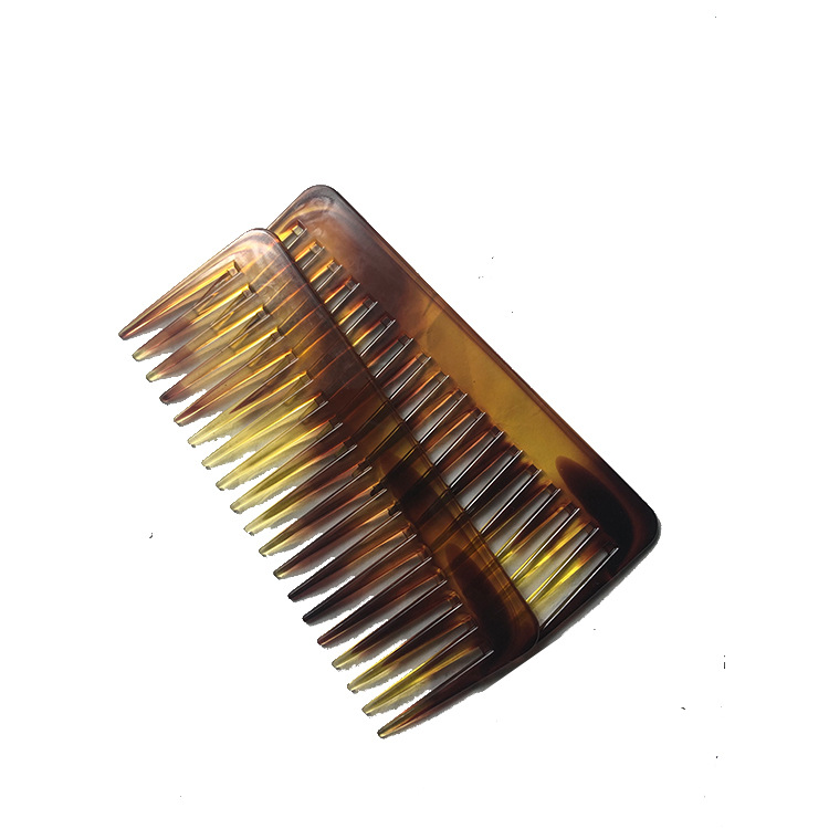 Peine de dientes anchos peine del pelo suministros de peluquería peine anti-Nudo peine del pelo peine plano peine de corte peine de dientes anchos